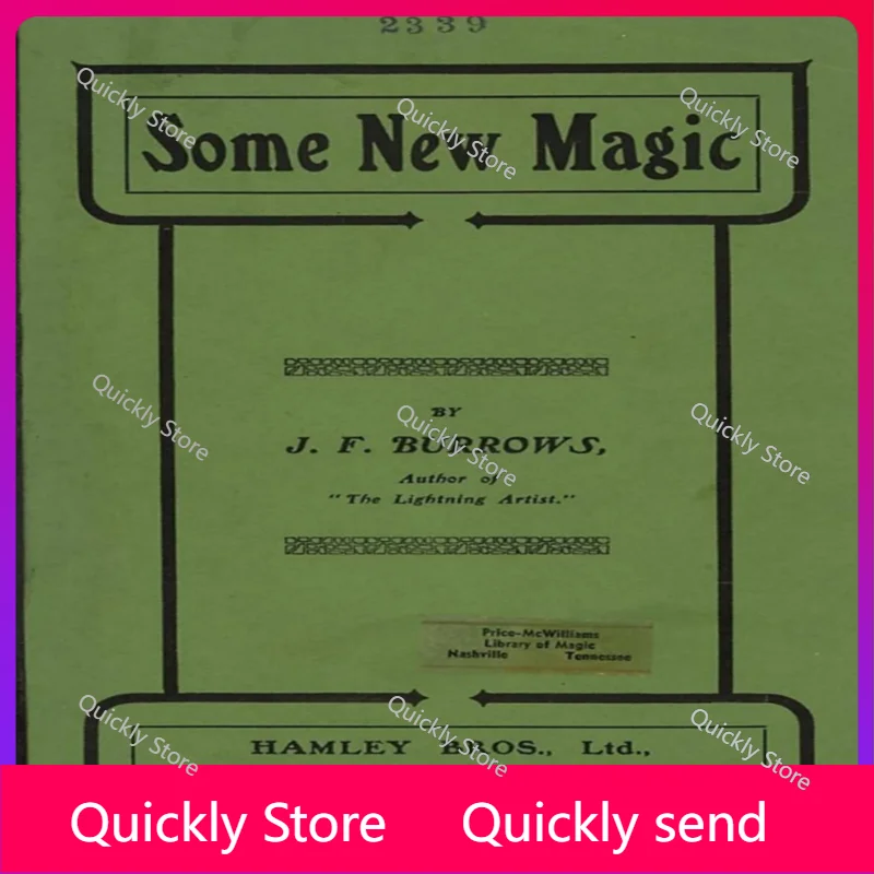 

2025 Some New Magic by J. F. Burrows - Magic tricks (Instant Download)