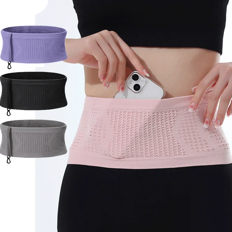 Slim Running Belt Money Belt Fanny Pack For Exercise Fanny Pack Holder For Cell Phone Money And Keys Adjustable Waist Pack