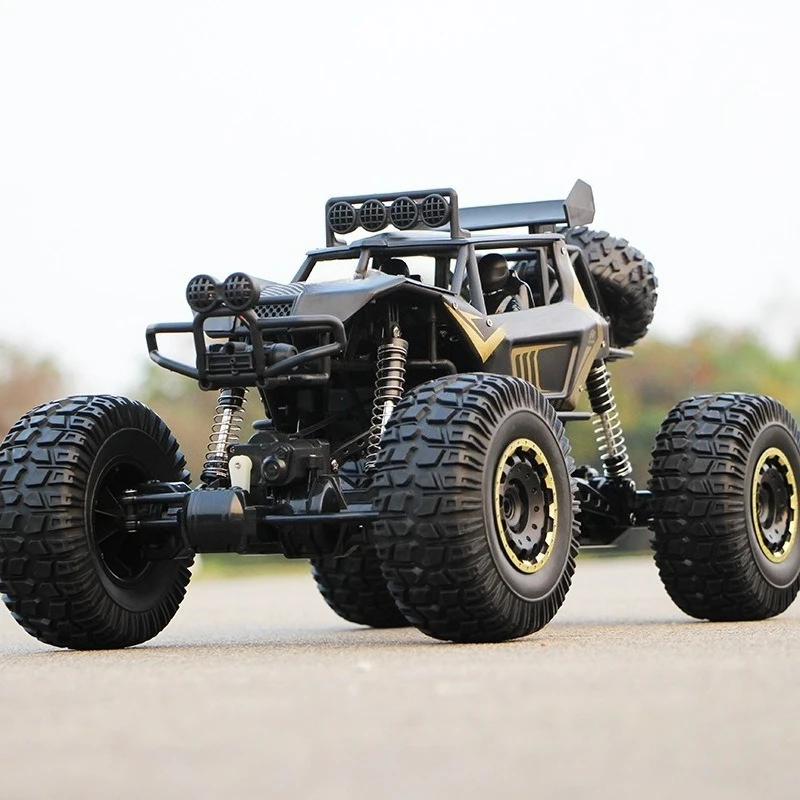Oversized Alloy Rock Crawler RC Car 1/8 Scale 4 Wheel Drive Bigfoot Monster Truck Anti-drop Kids Hobby Toy