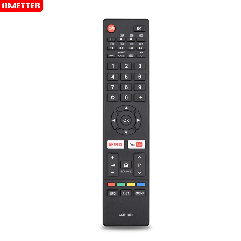 أفضل العروض الجديدة استبدال CLE-1031 التحكم عن بعد لملحقات هيتاشي التلفزيون الذكية ، أسود