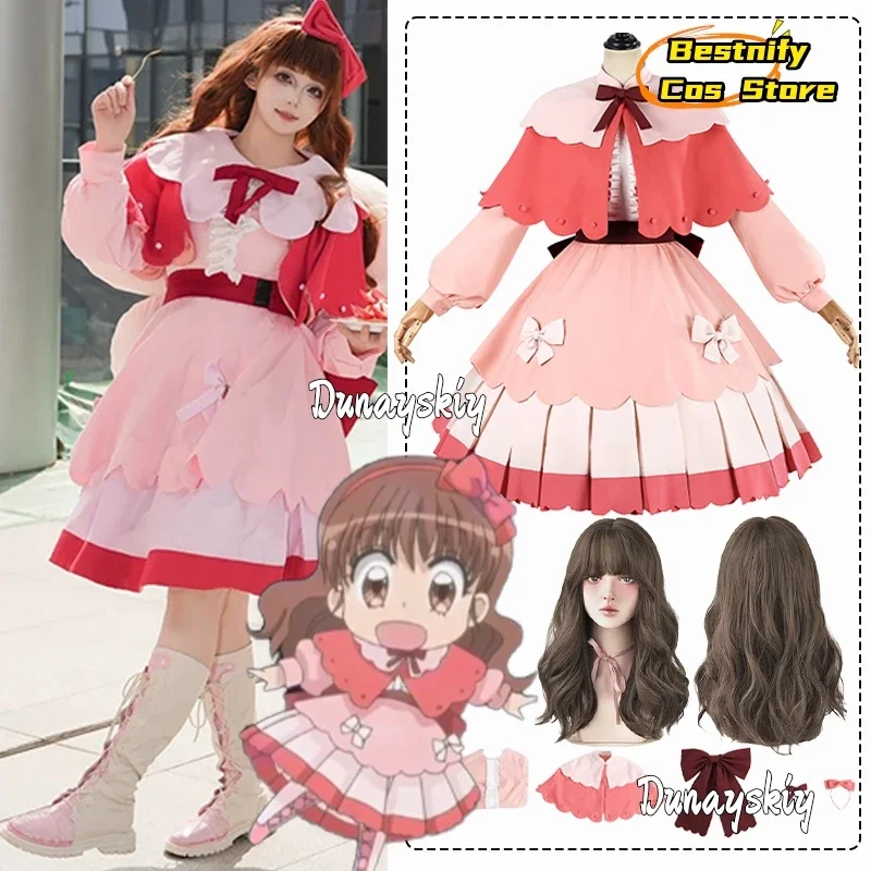 cosplaycosplay-anime-yumeiro-patissiere-doce-espirito-traje-rosa-lolita-vestidos-femininos-peruca-acessorios-terno-carnaval-mulher-rol
