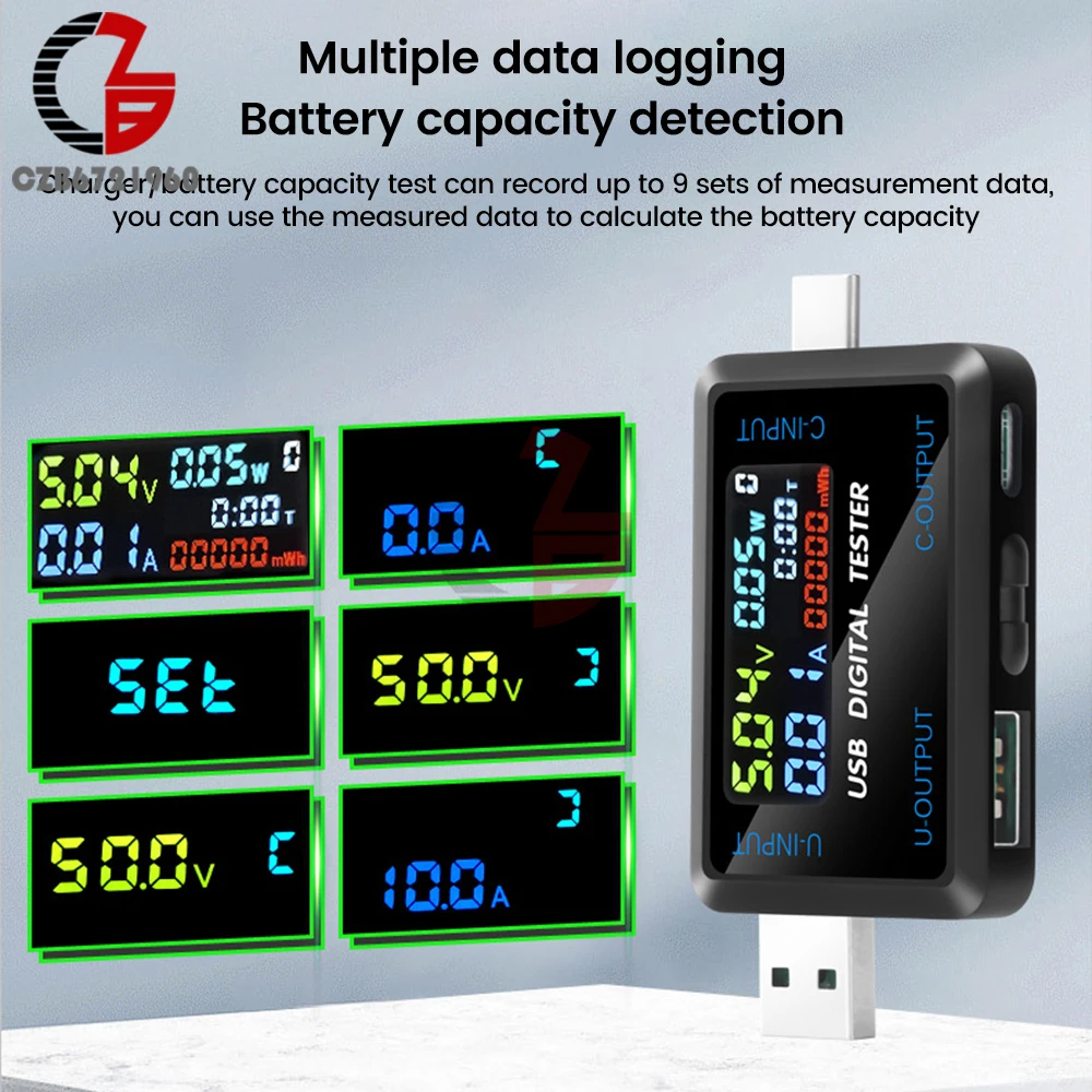 DC4.5 ~ 36V Tester USB woltomierz cyfrowy amperomierz wykrywacz licznik energii wskaźnik ładowarki napięcie prądu Tester pojemności