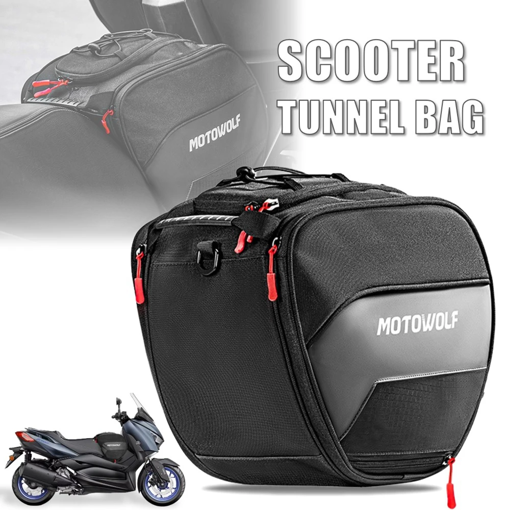 Waterproof Motorcycle Pedal Tunnel Bag Tank Bag for Yamaha XMAX 125 250 300 400 NMAX 125 155 160 TMAX 500 560 EVA Hardshell Bag