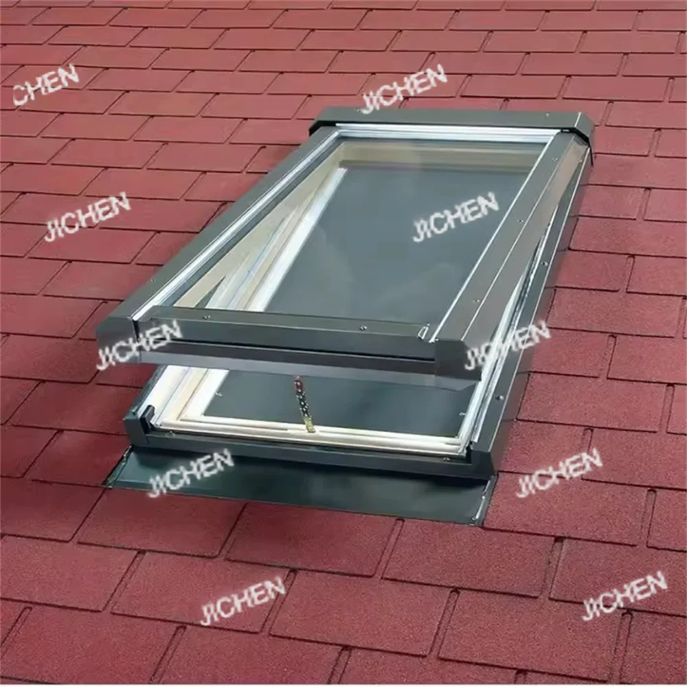 

HS Skylight, window, aluminum tempered glass, smart electric skylight, house villa, glass roof, window, skylight