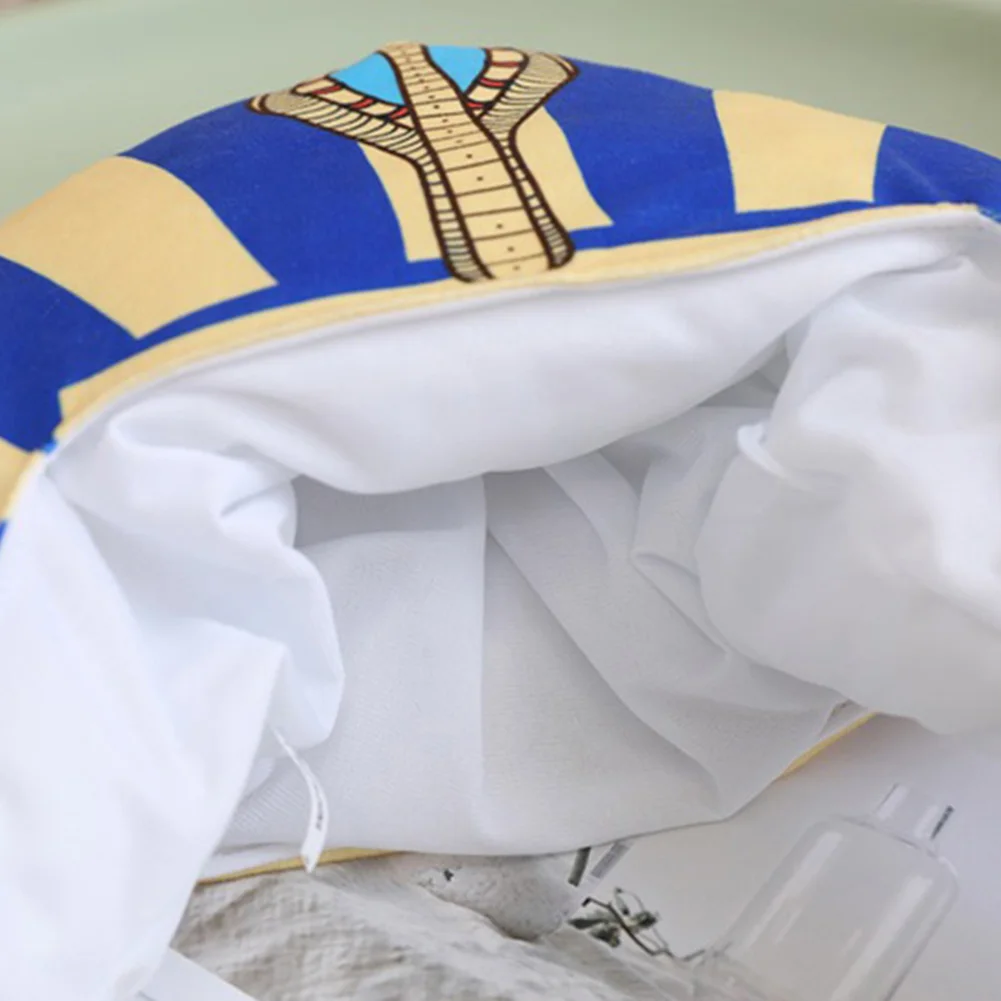 Fantasia Faraone egiziano Corona Palcoscenico storico Disfraz Accessori per costumi Uomini adulti Fantasia Halloween Carnevale Puntelli per feste