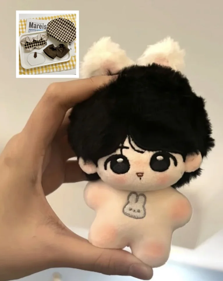 Gevulde 10 cm knappe jongen Idool Jeon Jungkook schattige katoenen pop rugzak hanger ornament of verjaardagscadeau fan collectie