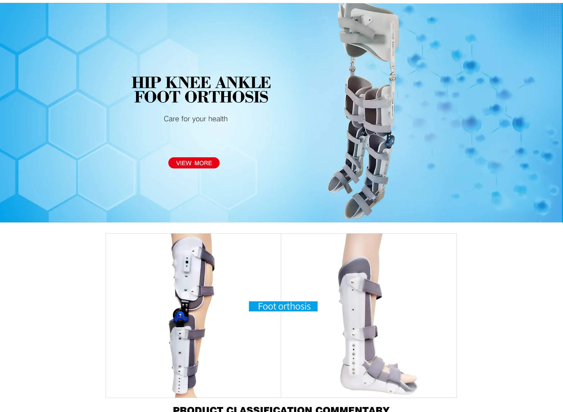 leg brace prosthetic leg   for waist hip knee ankle foot orthosis