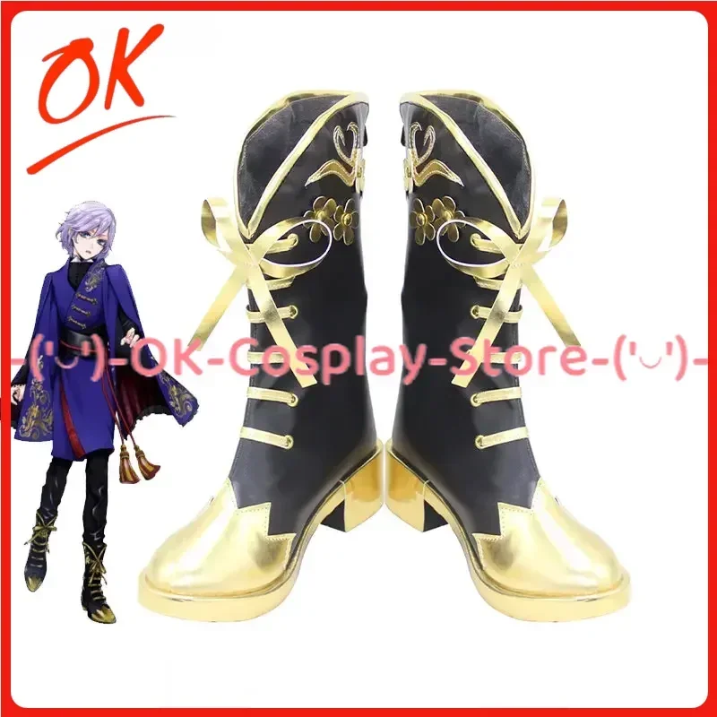 

[На заказ] Twisted Wonderland Epel Felmier, обувь для косплея, костюм для ролевых игр, реквизит, ботинки из искусственной кожи на Хэллоуин, карнавал и вечеринку