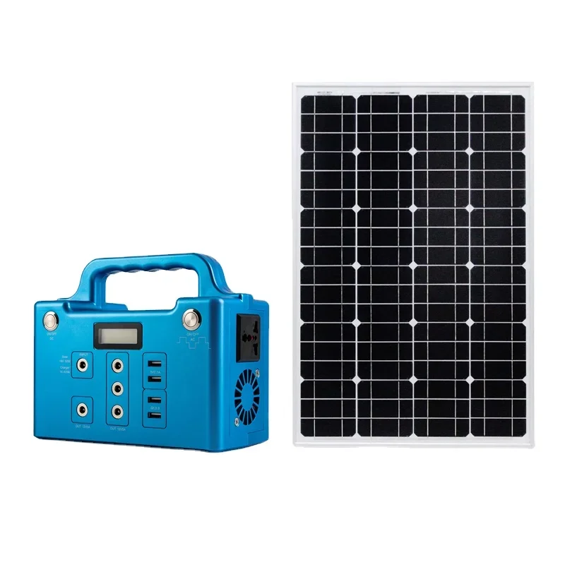 

2020 fashionable portable solar power station AC110V/220V output 160W charger