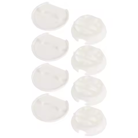 4Pcs Plastic Furniture Corner Brackets Strong Round Connectors for Rv Caravan Trailer Furniture Stability and Secure Support