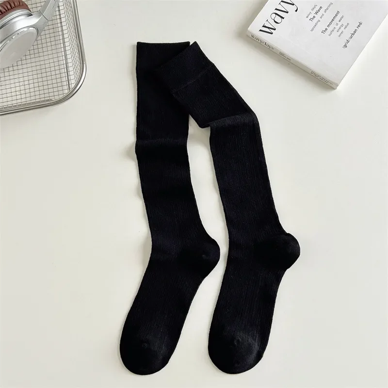 Damen-Strümpfe mit Ausschnitten, lässige, lange Socken, atmungsaktives, dünnes Netzdesign, modischer, süßer Stil, gestapelte Socken. – Detail 15