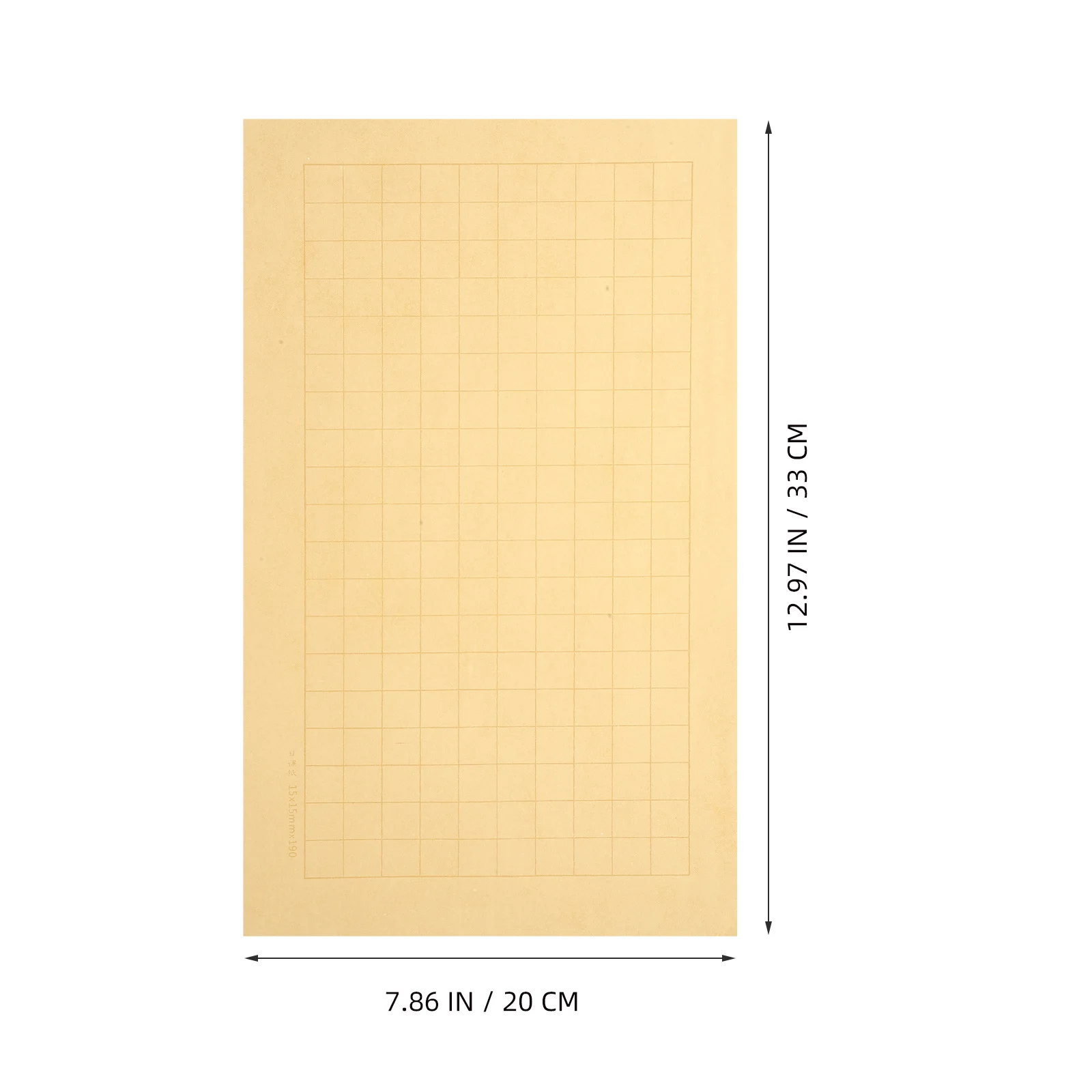 

20 Sheets Chinese Calligraphy Xuan Paper Vintage Style Practice Writing Paper for Calligraphy Training Beginners