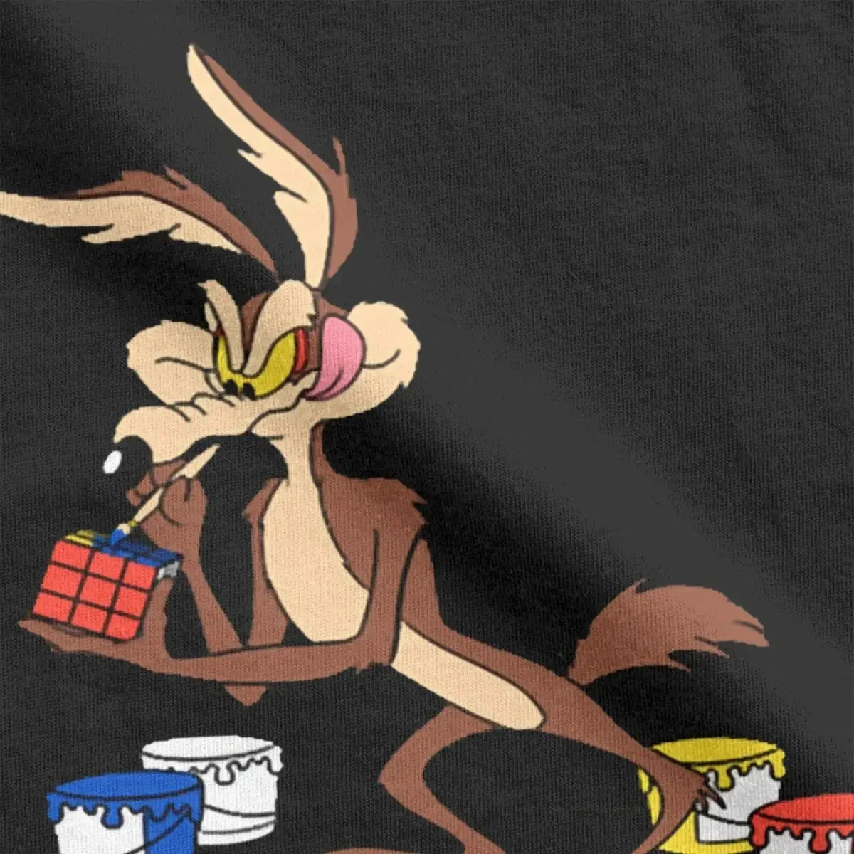ثق بي أنا عبقرية تي شيرت الرجال النساء Wile E Coyote الكرتون مضحك تيز قصيرة الأكمام تي شيرت هدية فكرة الملابس