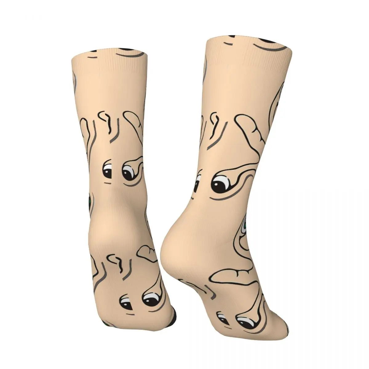 Hip Hop Retro Migi-parasyte Crazy Men's Compression Socks Unisex Parasyte Harajuku Pattern Printed Funny Novelty Happy Crew Sock