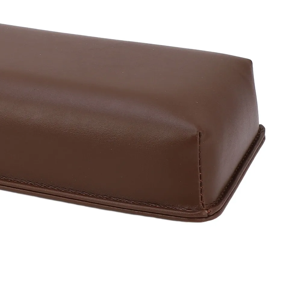 Rectangle Nail Hand Pillow Memory Foam High Density Sponge Manicure Arm Rest PU Leather High Elastic PU Leather Hand Pillow