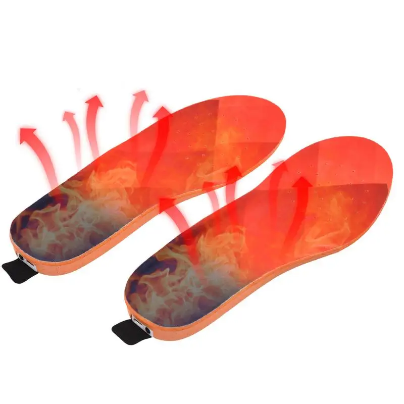 Men Women Heated Insoles With Rechargeable 3300mAh Battery Wireless Remote Controlled Temperature Heating Foot Warmer S/M/L