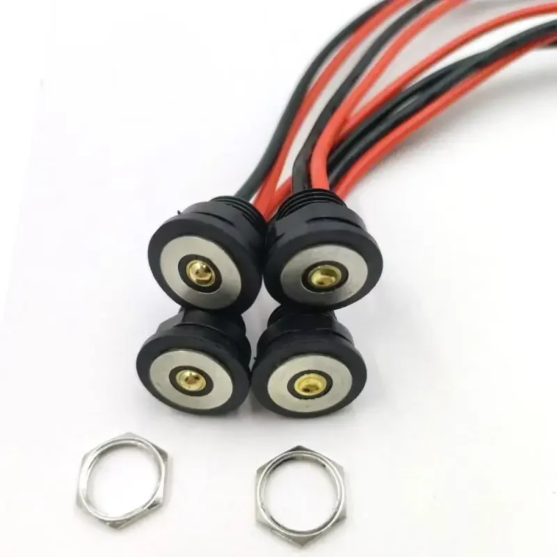 Male/Female Connector Magnetic Data Cable 10A High Current Magnetic Charging Cable Single Core Contact Connector
