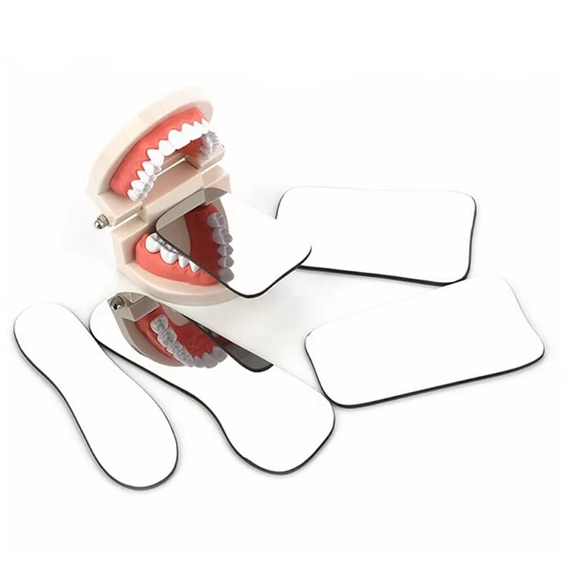 Dental Double Sided HD Intraoral Mouth Mirror - Autoclavable Anti-Scratch Dental Photographic Reflector for Orthodontics