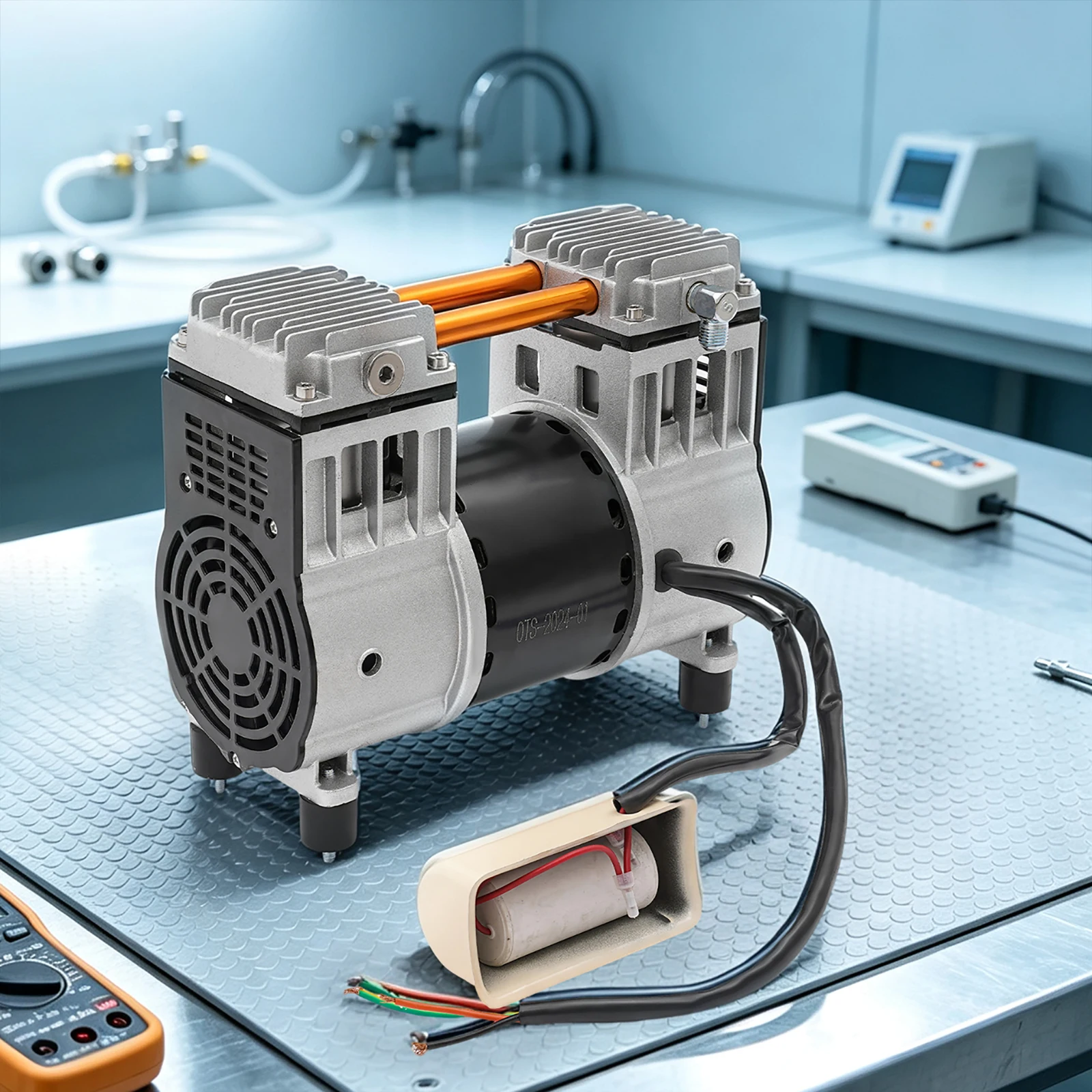 980 W Reinem Kupfer Motor Luft Kompressor Pumpe Kopf Geräuscharm Luft Kompressor Pumpe Für Automotive Reparatur Elektronik Maschinen 220 V – Detail 3
