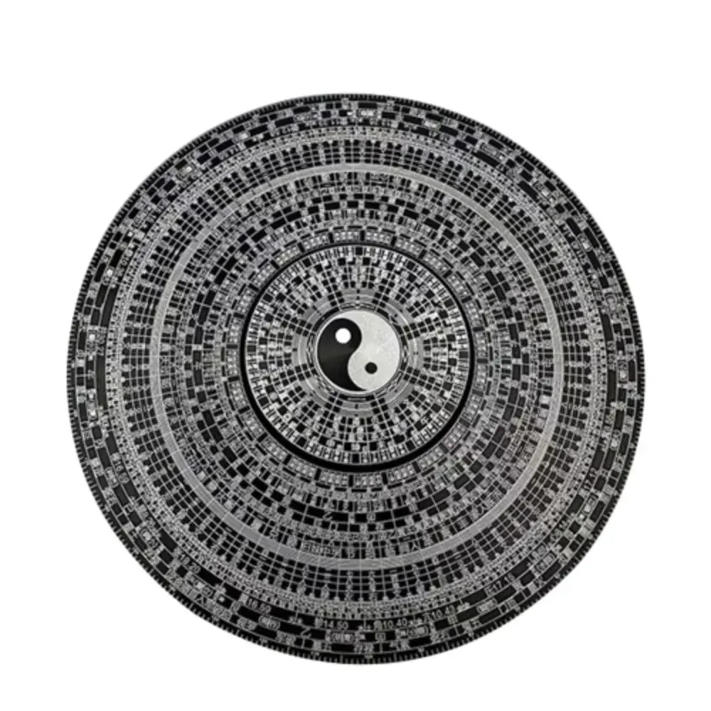 جيروسكوب معدني بالكامل، جيروسكوب بأطراف الأصابع، تشكيل تاي تشي باجوا، Zhouyi Feng Shui 64 Gua Compass، لعبة الكبار والأطفال، st