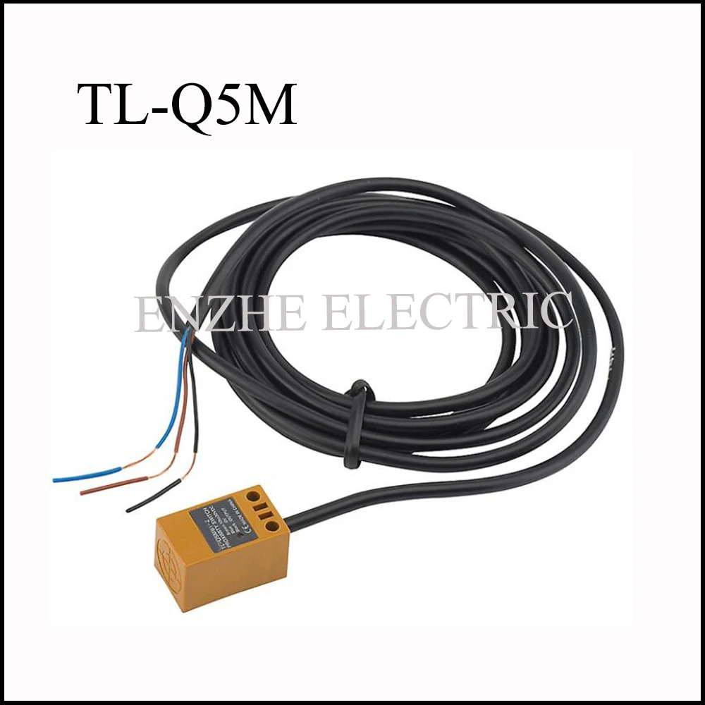 TL-Q5M cormer column approach proximity switch sensor DC NPN/PNP NO/NC Non-screen shield type detection distance 5mm