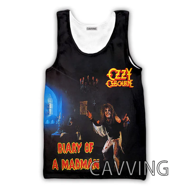 موضة جديدة للسيدات/الرجال تي شيرتات بتصميم ثلاثي الأبعاد مطبوعة من اوزي أوزبورن سترة هاراجوكو ملابس صيفية قمصان تي شيرت