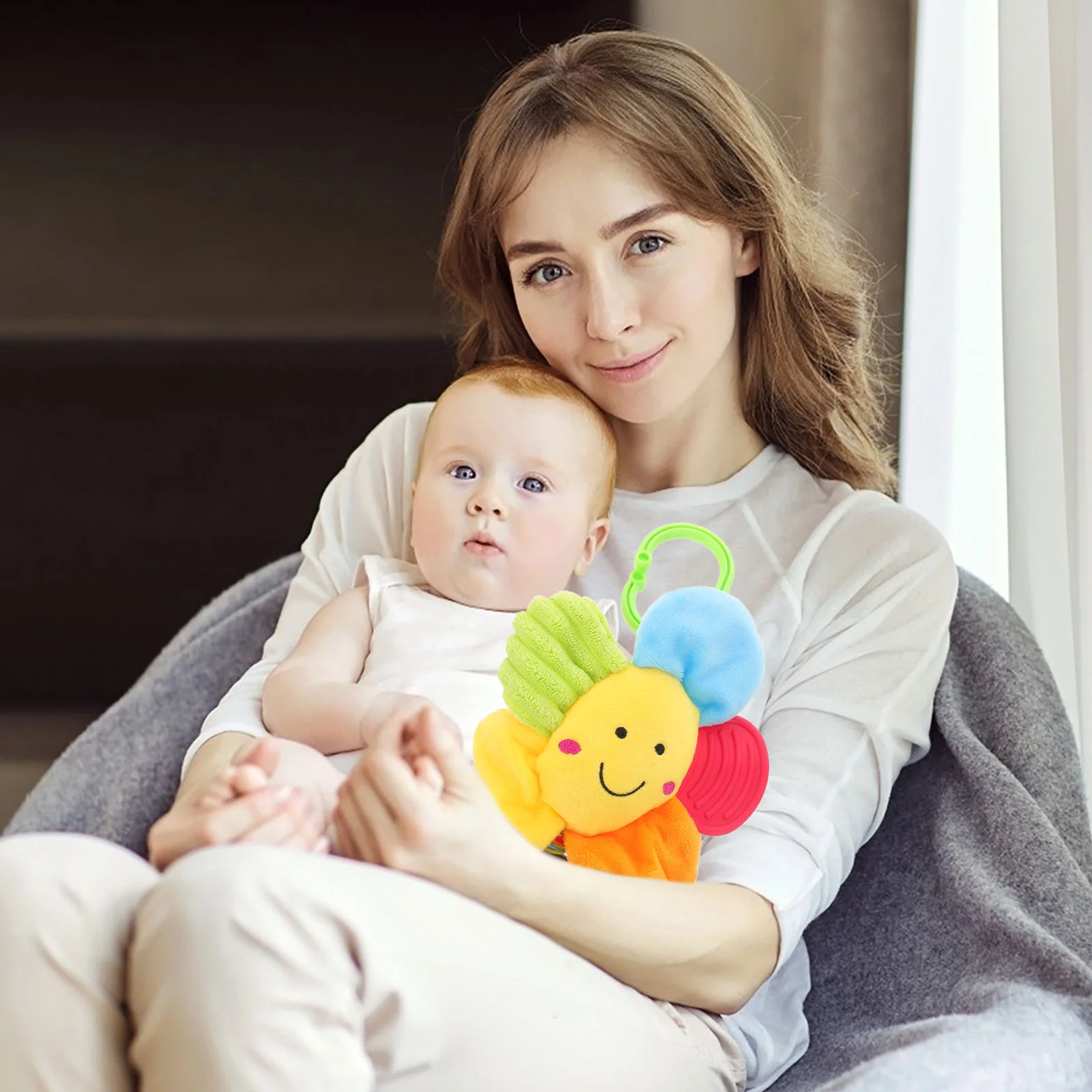 Jouet de dessin animé pour bébé avec musique, jouet en peluche amusant pour poussette, lit de bébé, Bab