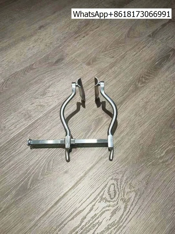 Anal retractor, anoscopy, anorectal equipment, stainless steel appliances, speculum, expansion mirror light gray/23 * 75mm