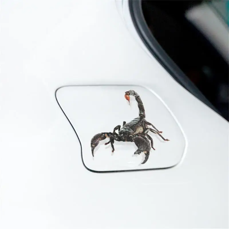 Spider Lizard Scorpion Car Sticker 3D animal pattern Vehicle Window Mirror Bumper Decal Decor Water-resistant High stickiness