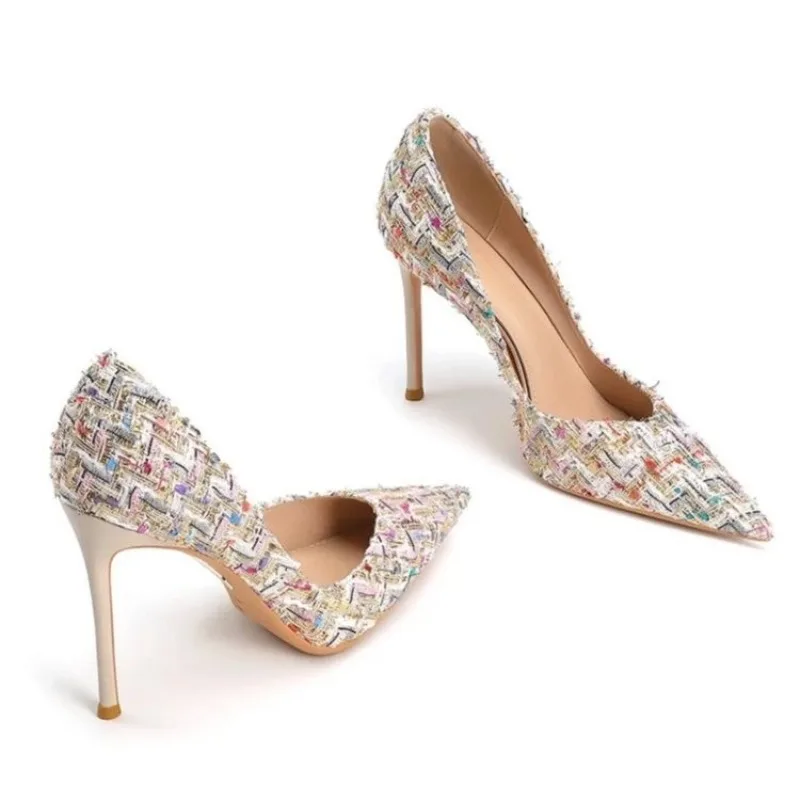 Lila Xiaoxiangfeng High Heels für Damen 2026 Neuer Stil Spitze Feine Absätze für Damen, Elegante und Stilvolle Einzelschuhe