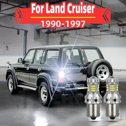 2Pcs For Toyota Land Cruiser 80 Series 80J 1990-1997 LED Backup Back Up Reverse Lamp Bulb Light Canbus No Error