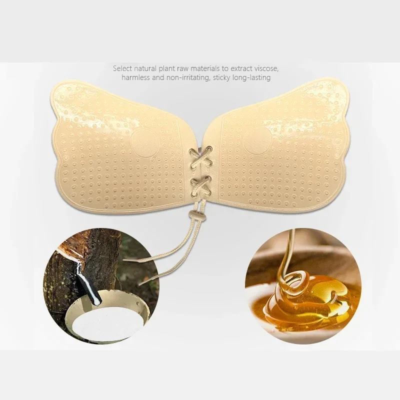 Invisible Strapless Adhesive Stick Bra Strapless Push Up Bras Women Sexy Backless Lingerie Seamless Silicone Bralette Underwear image 6