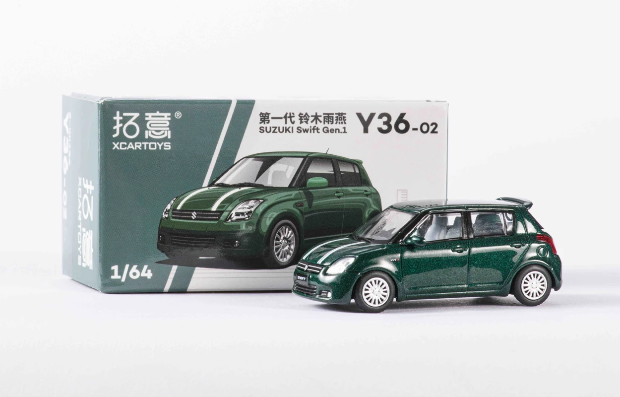 Toyi Suzuki Swift first generation Suzuki Dipper Alloy model 1/64 small scale simulation car model