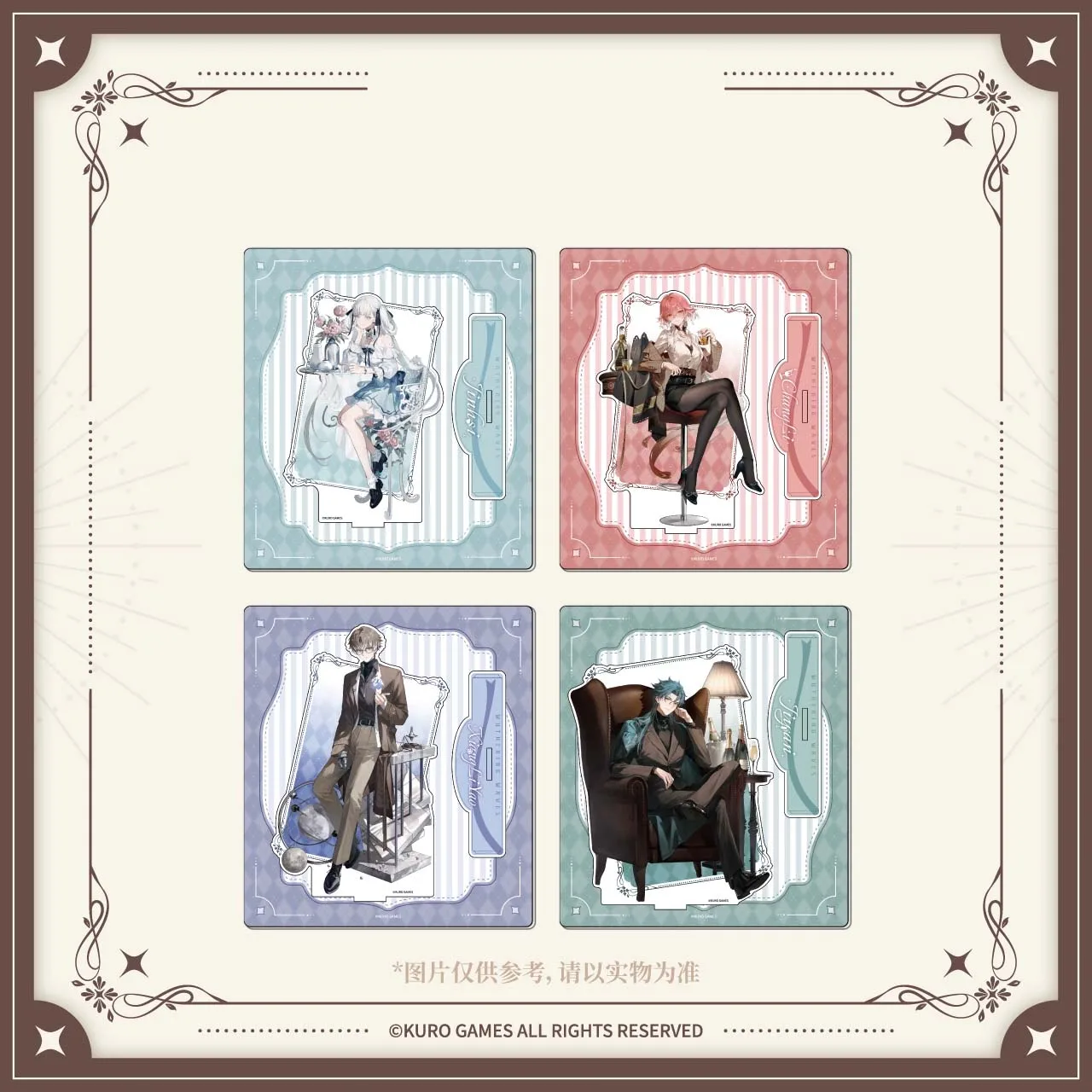 Sunsyea Wuthering Waves Official Merch Original Authentic MXSG Series Badge Acrylic Stand Jinhsi Changli Xiangli Yao Jiyan