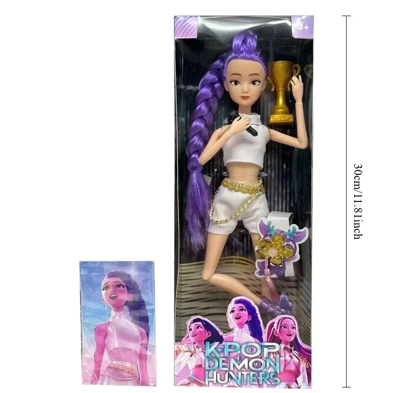 NUOVI giocattoli per bambole Kpop Demon Hunters Action & Figure Toy Rumi Mira Zoey Bella principessa Baby Girl Dolls Giocattolo di plastica fai da te per ragazze