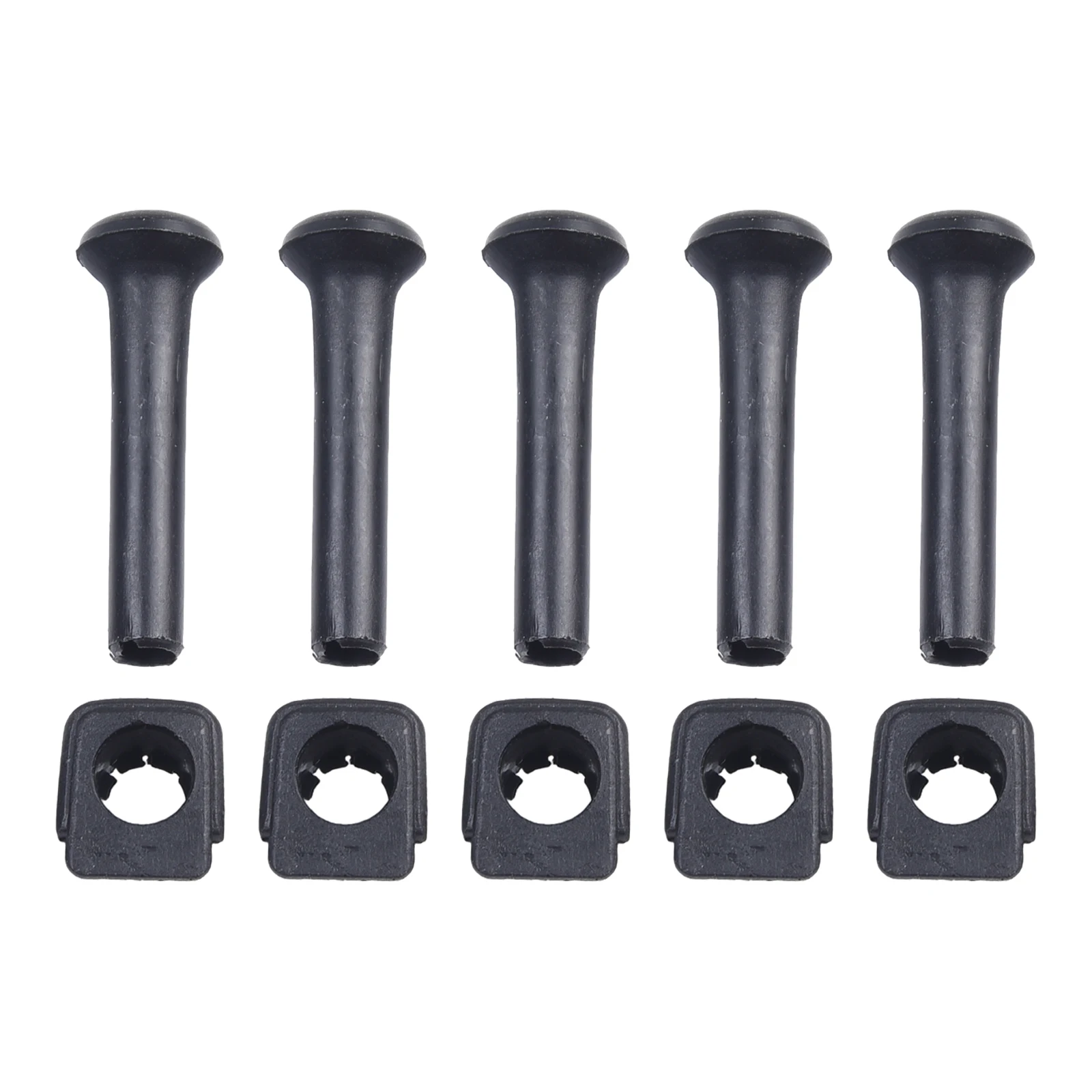 5 Sets Car Door Safety Lock Button Base Locking Knob For Golf Mk2 Mk3 191837187 Automotive Accessories