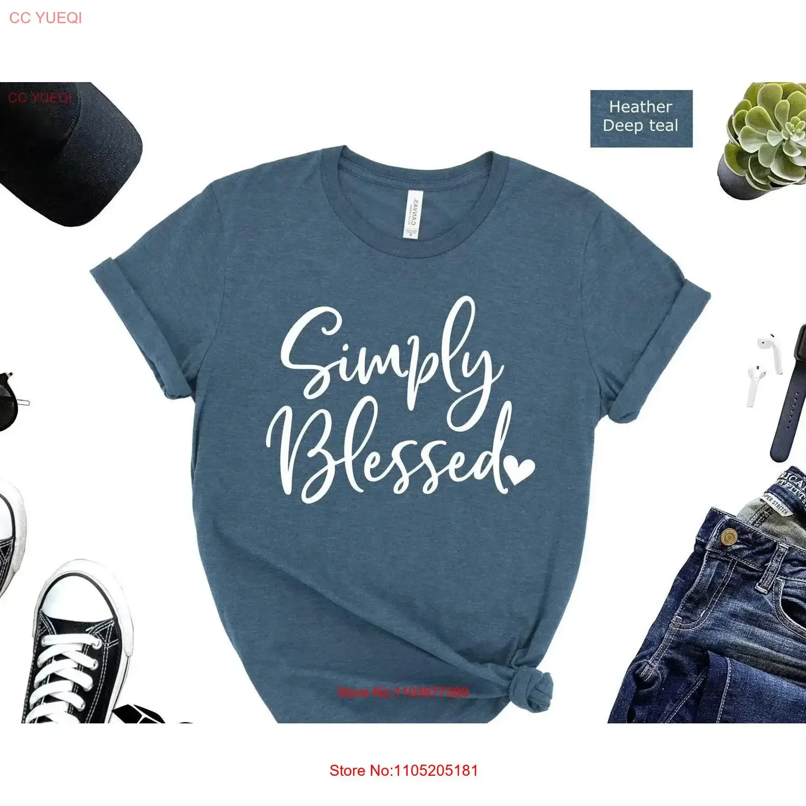 Blessed T Shirt Womens Top Comfy SofT vintage Washed Slightly Stylish Comfortable Casual Breathable streetwear Stretched