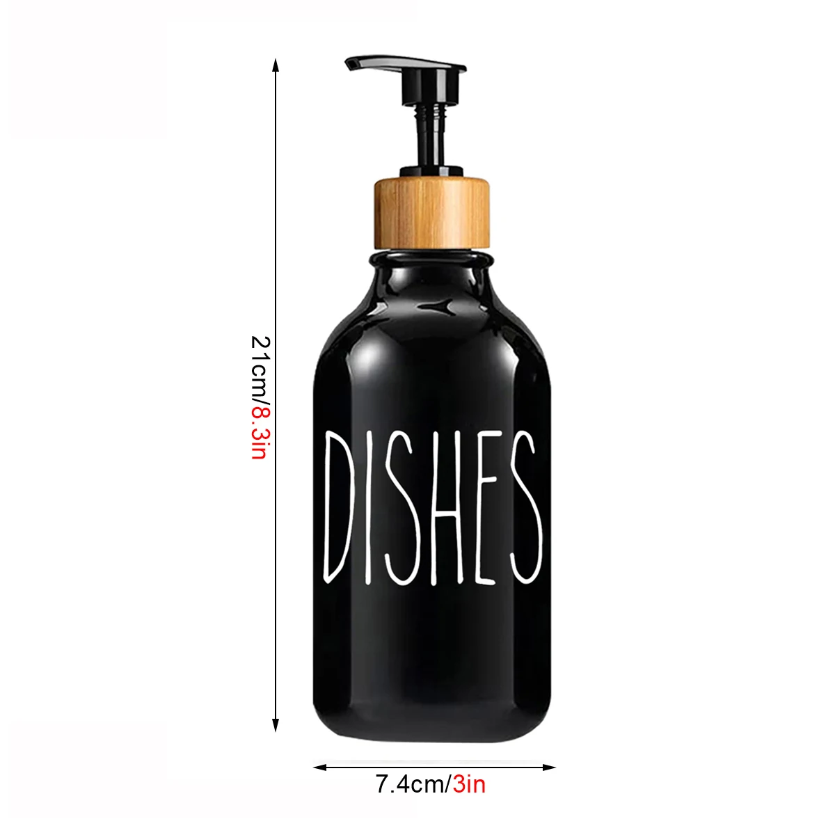 Refill Dish Soap Dispenser Kitchen Farmhouse Decro Coutertop Hand and Dish Soap Bottle Hand Wash Dish Wash Soap Container