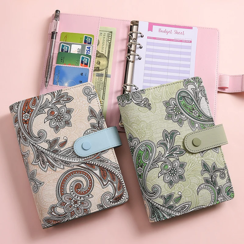 Nuovo modello retrò colorato A6 PU pelle raccoglitore fai da te notebook solo copertine diario libri pianificazione copertine cancelleria scolastica