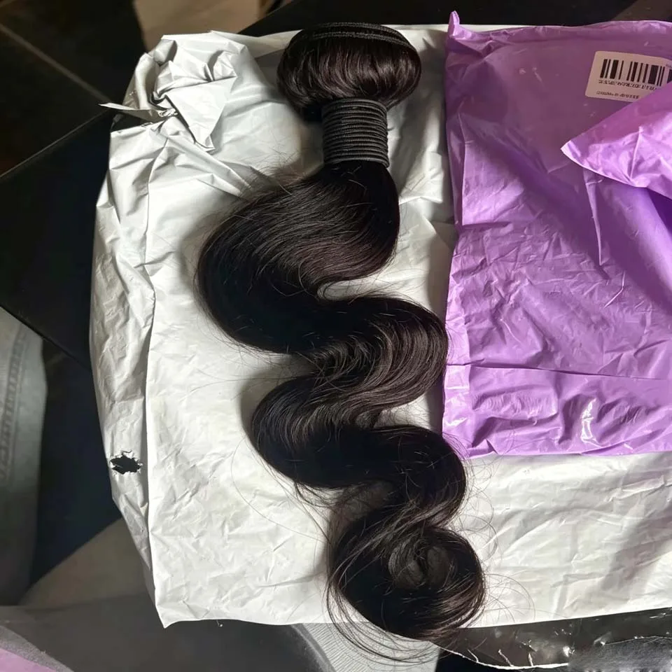 

BINF Wholesale 8-40 Inches Body Wave Bundles Human Hair 3/4 Bundles Human Hair Natural Black Color Brazilian Virgin Weave Bundles Hair Extensions