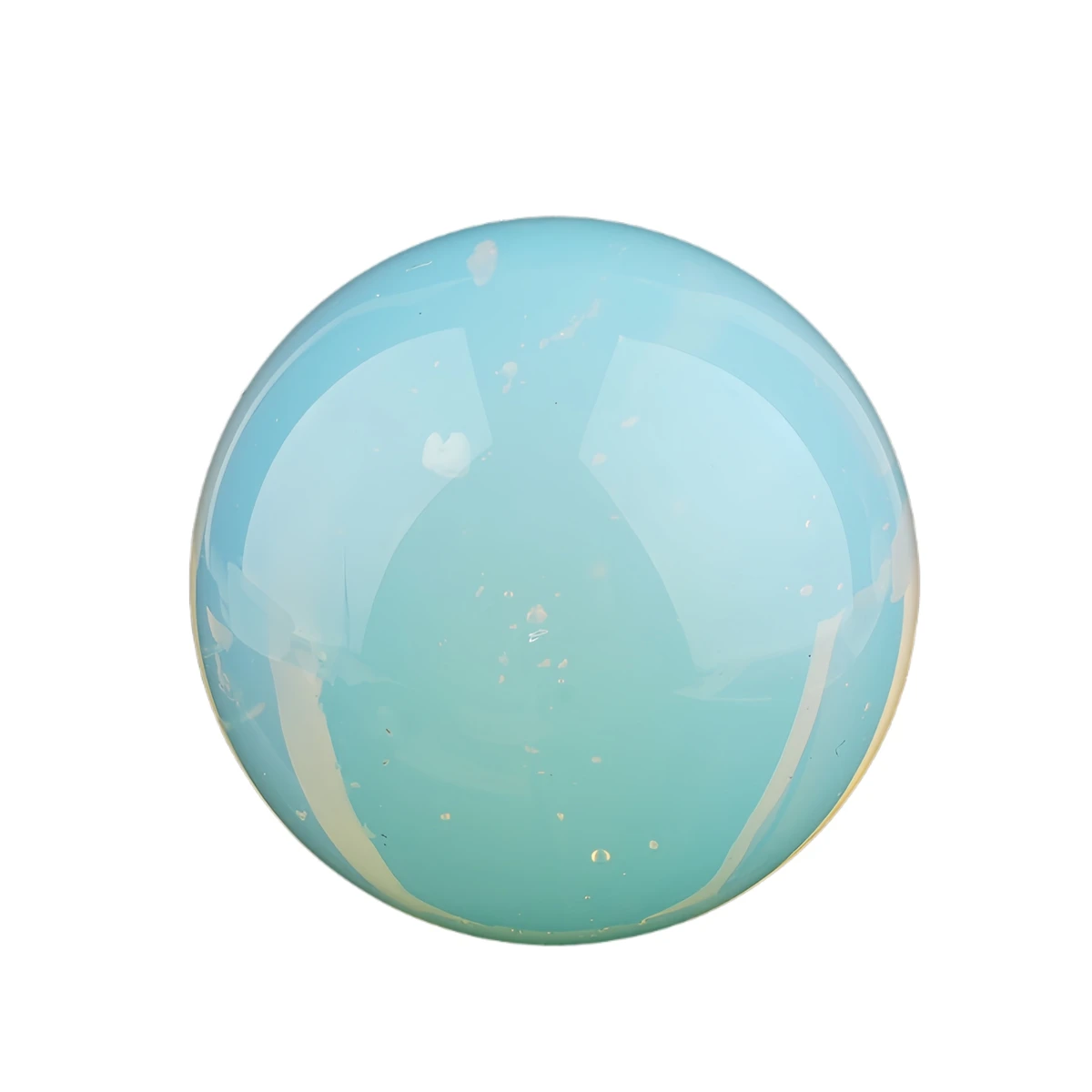 Opalite 25mm Gemstone Sphere No Hole Crystal Healing Stones for Reiki Chakra Meditation Yoga Energy Ornament Gift
