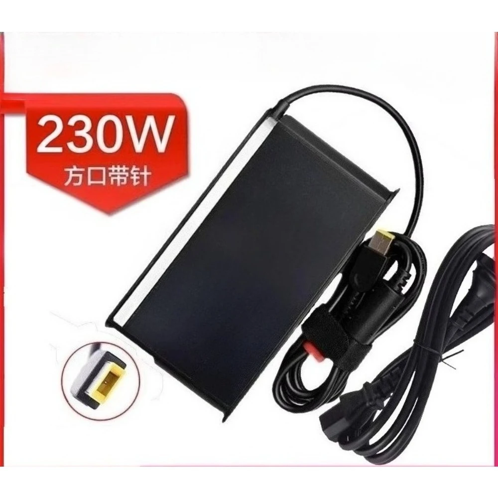 lenovo-legion-y9000x-y7000p-p70-p71用230w電源アダプター、ゲーミングノートパソコン用20v-115a角型ポート充電器