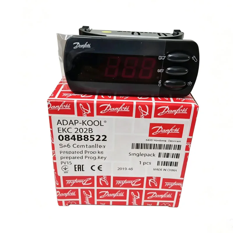 EKC 202B 084B8522 Temperature Controller Model EKC 202B Order Number 084B8522 Can replace EKC 202B, 084B8691