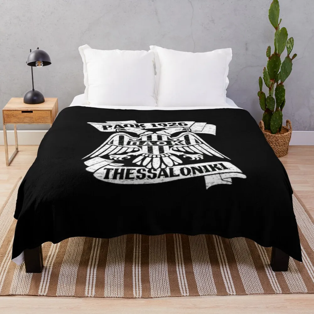 

PAOK THESSALONIKI 1926 Throw Blanket Luxury Throw Soft Beds Blankets