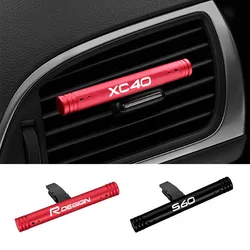 Air Outlet of Metal Car-Mounted Aromatherapy Stick Air Conditioner for Volvo RDESIGN S60 S90 XC40 XC60 XC90 AWD Accessories