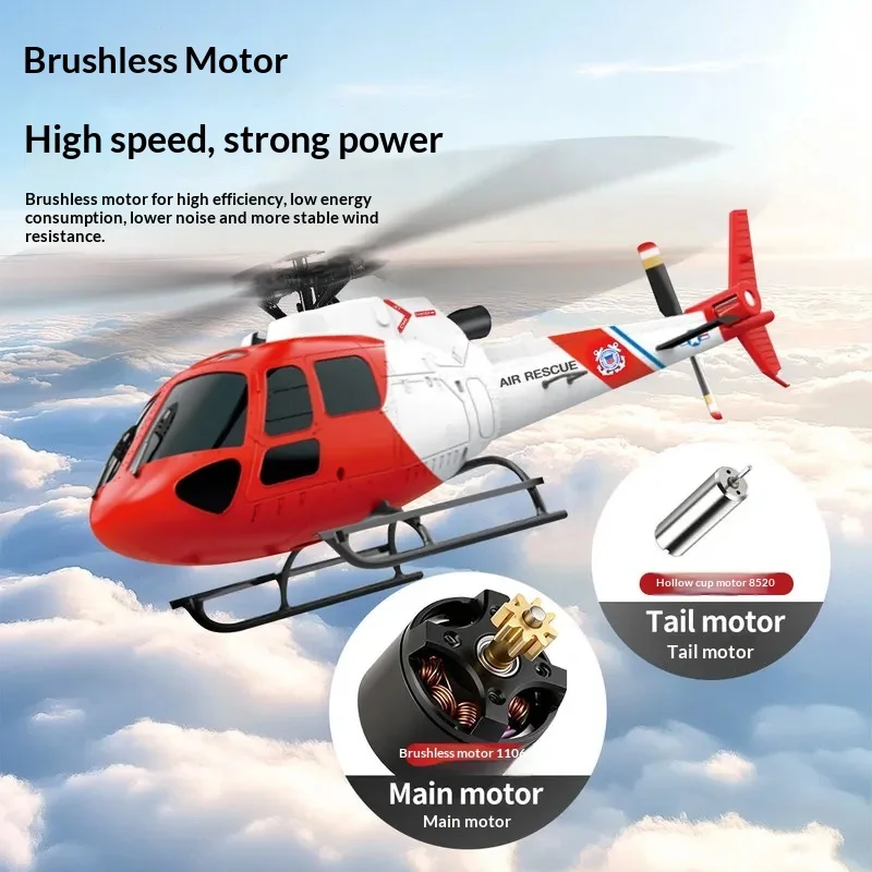

WLtoys K150 AS350 Squirrel 4 Channel Simulation RC Helicopter Brushless Motor Optical Flow Positioning Barometric Altitude Hold