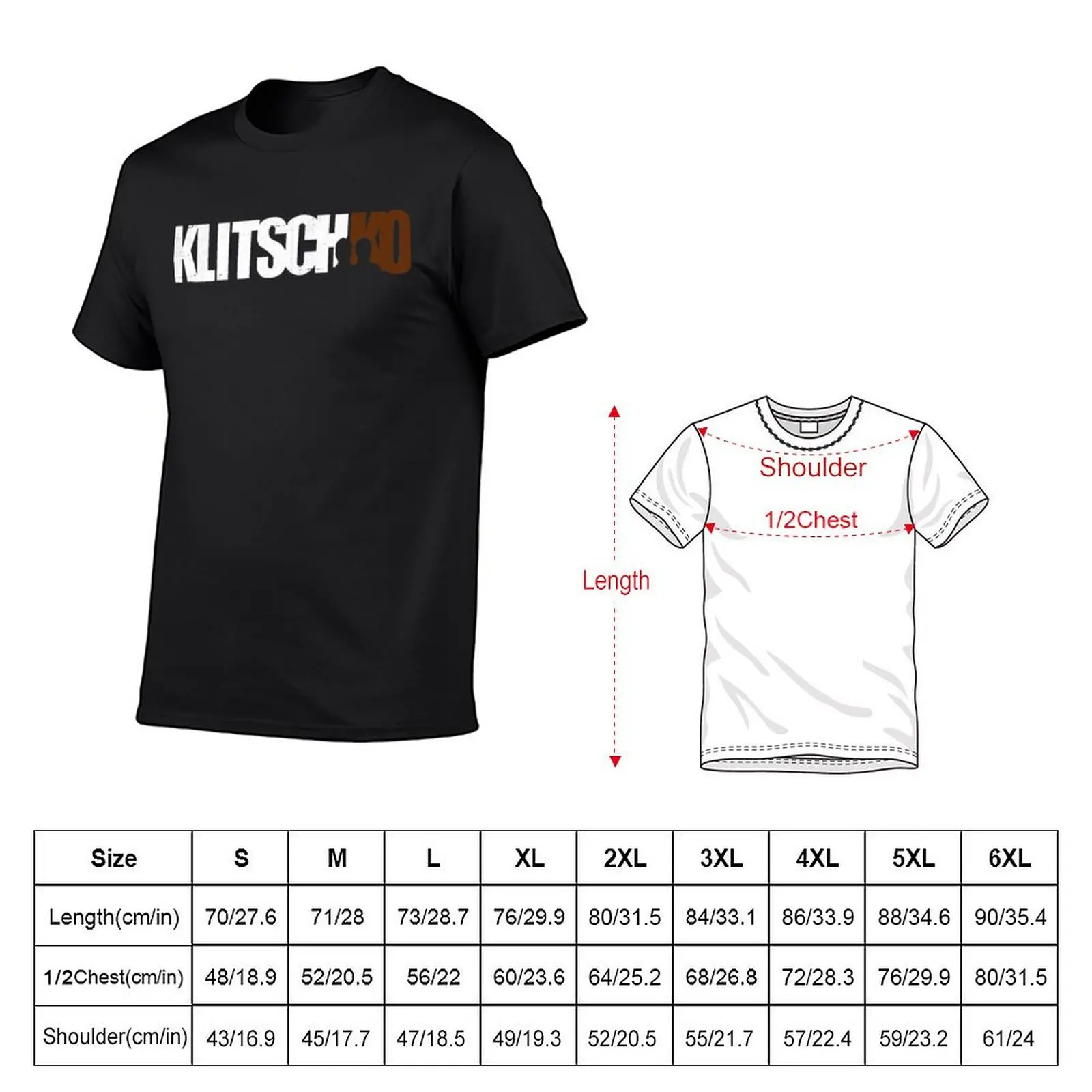 klitschKO T-Shirt korean fashion sweat mens t shirts casual stylish