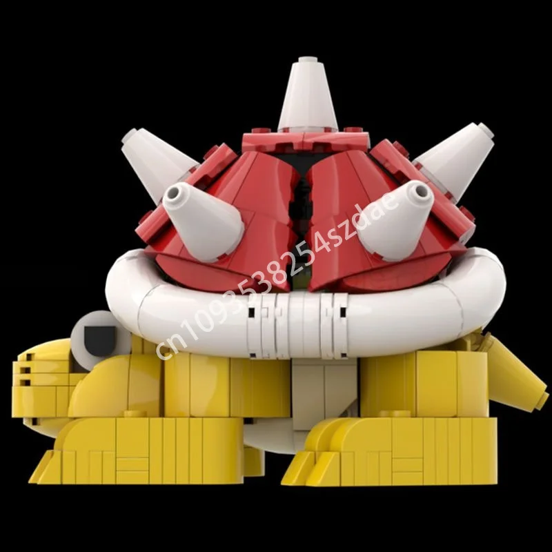 

462 шт. MOC колючий итальянский сантехник, строительные блоки, практические развивающие кирпичи, детские рождественские игрушки в подарок