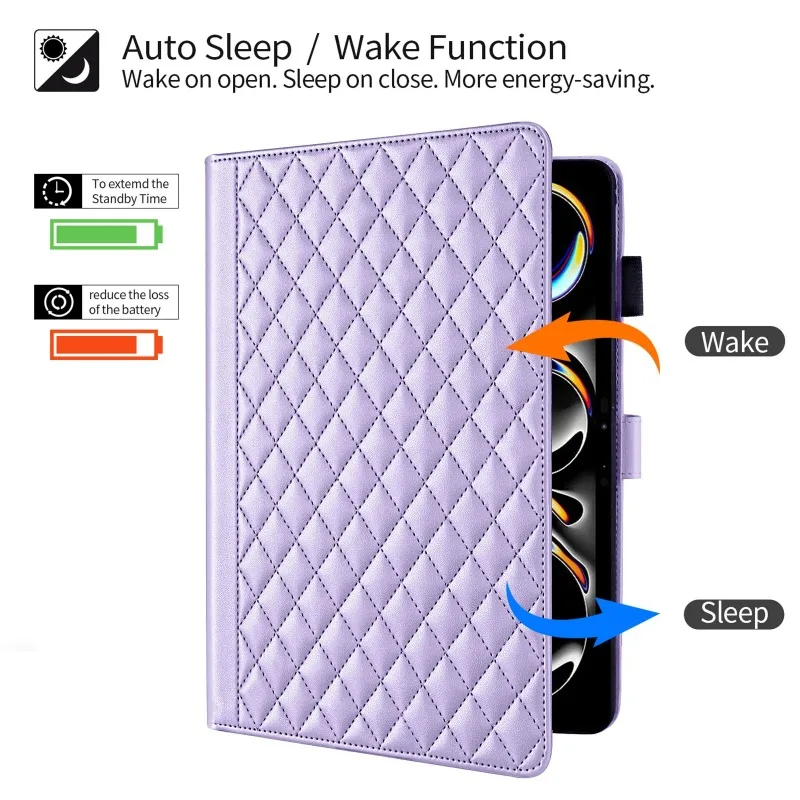 Flip Cases for IPad Pro 11 2025/2024 Sleep Tablets Flip Stand Leather Book Cover for IPadPro 13 2025/2024 Cases IPAD Air 13 2026
