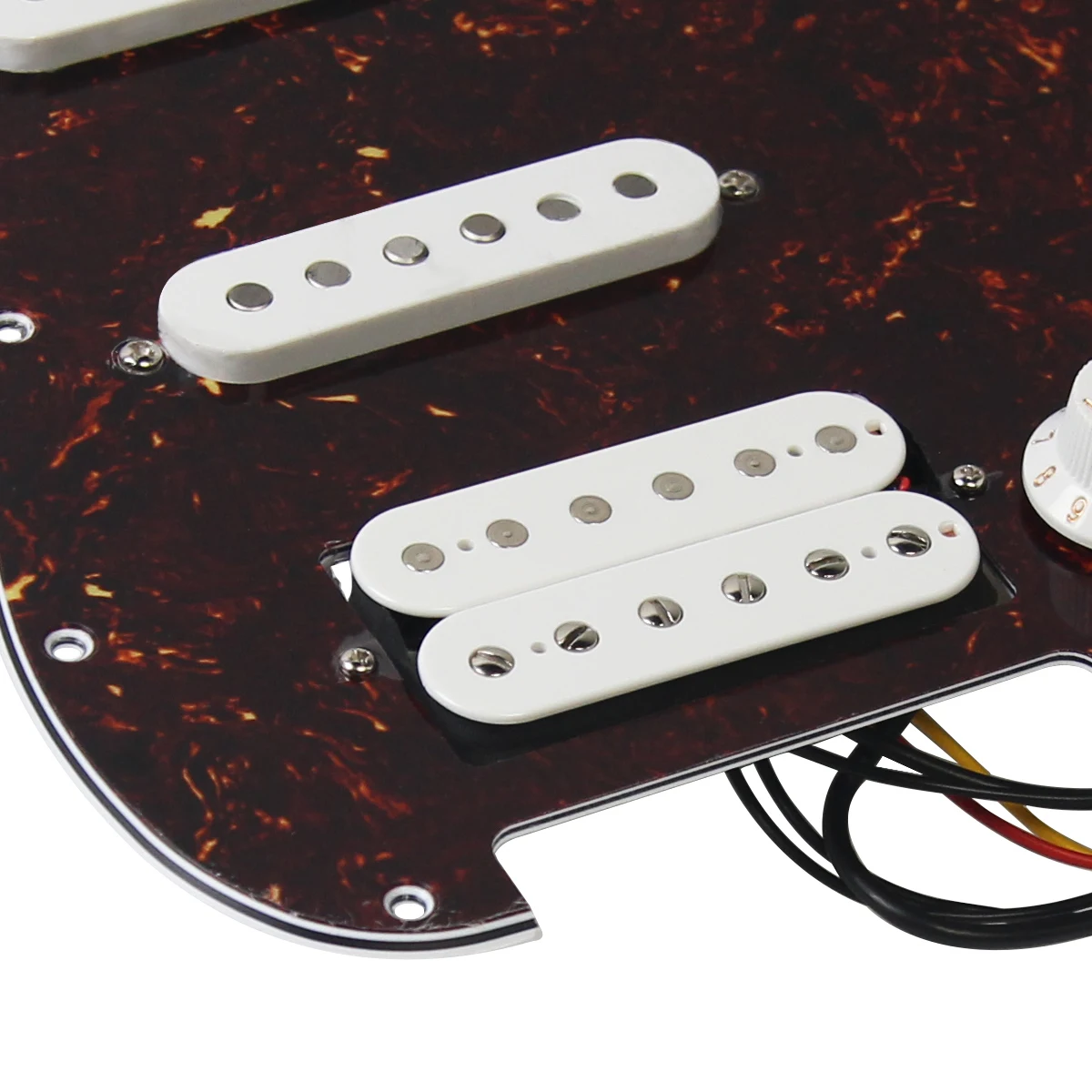 FLEOR Alnico 5 HSS Prewired Electric Guitar Pickguard SSH Loaded ST Guitar Parts